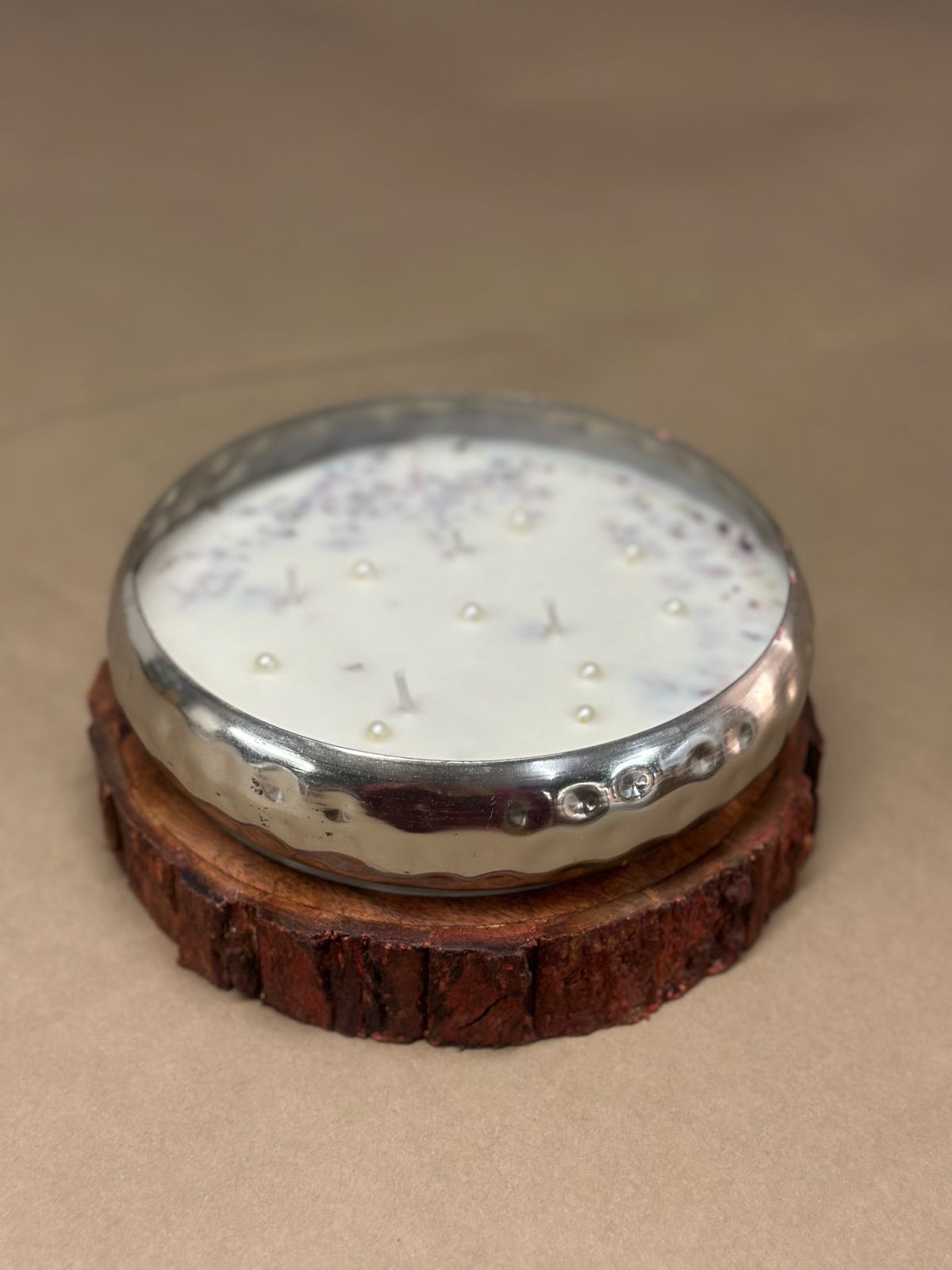 Hammered Urli Candel